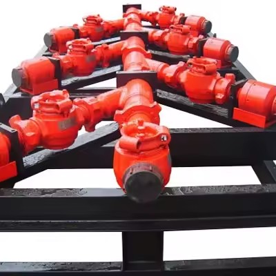 Premium SYMT Petroleum Processing Equipment 4130 High-Pressure 15000PSI Fracturing Manifold 220V High Bearing Core Components