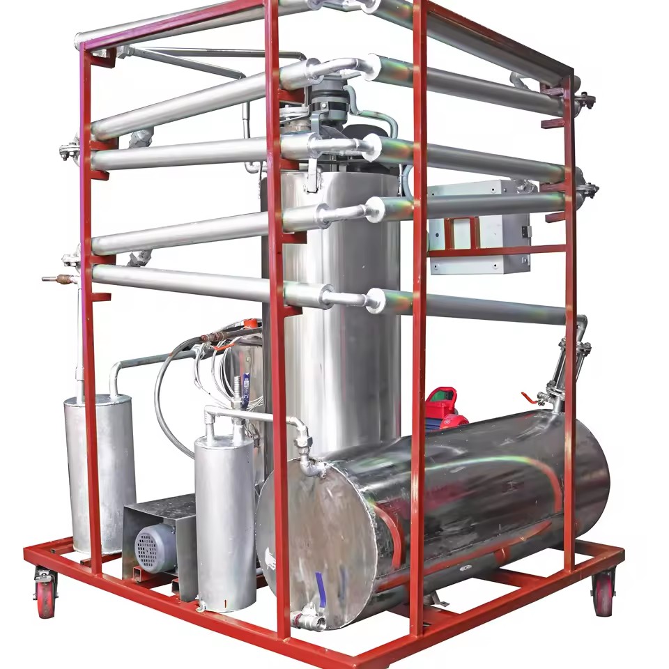Optimum Output Producing Waste Engine Oil to diesel Distillation Machine. 200 Lts Per Day