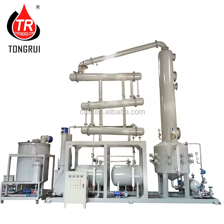 High Efficient Petroleum Oil Vacuum Distillation Refining Machine/waste Oil Extraction Machine