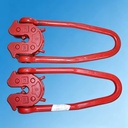 API 8C Standard Sucker Rod Elevator Forged Alloy Steel Oilfield Hoisting Tool 25 Ton Well Service Drilling Equipment Part
