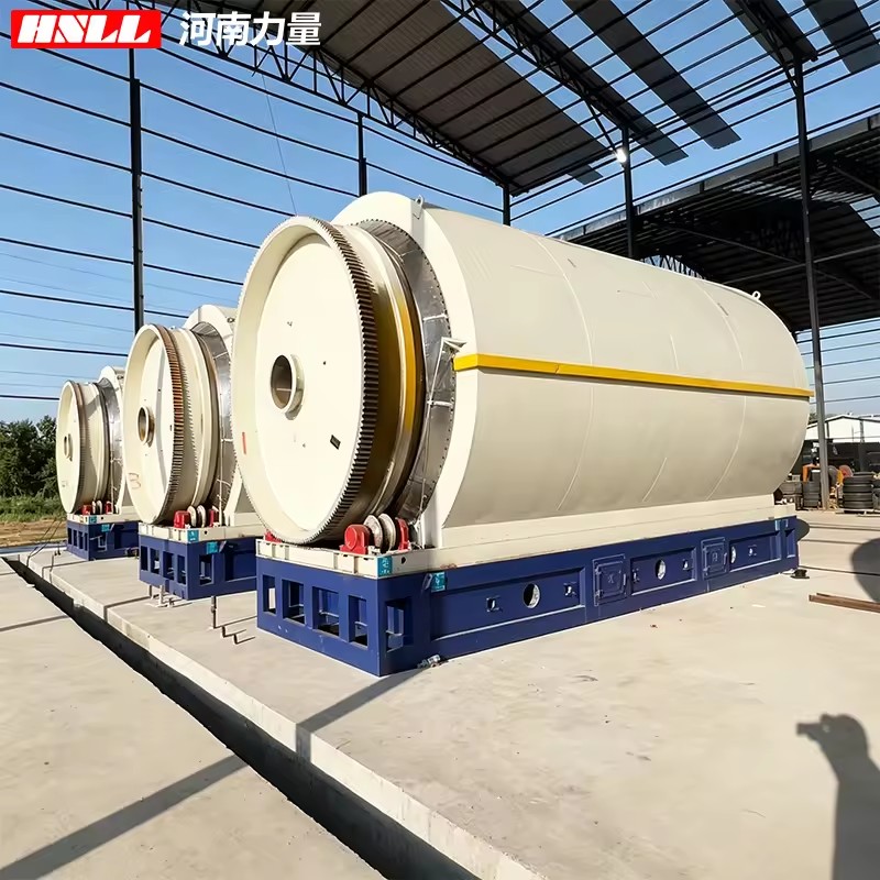 Low Dust Efficient Convert Worn Tires Household Waste Petroleum Mud Into Fuel Oil Intermittent Pyrolysis Machine