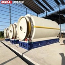 Low Dust Efficient Convert Worn Tires Household Waste Petroleum Mud Into Fuel Oil Intermittent Pyrolysis Machine