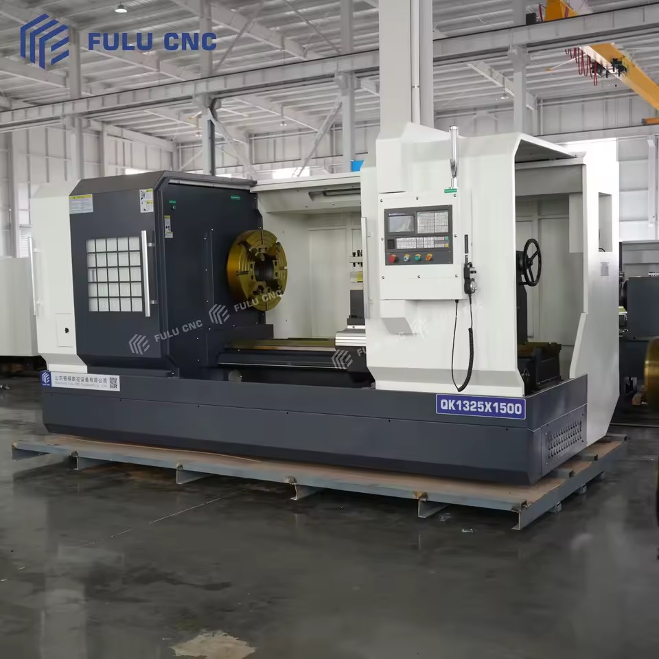 QK1325-1500 Horizontal CNC Pipe Threading Lathe Heavy Duty Large Bore High Precision GSK for Oil Pipe Petroleum Processing