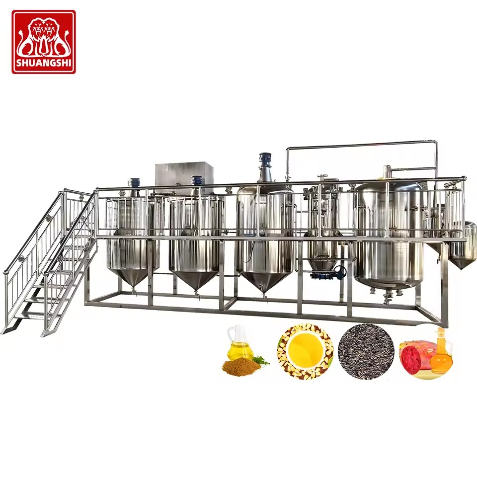 Small Scale Cooking Oil Refinery Machine Equipment Oil Refinery Plant Cost Soybean Oil Refinery
