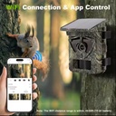 Factory Manufacture Solar Powered 8K Night Vision Hunting & Wildlife Trail Camera With 5200mah Li Battery
