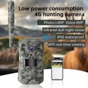 2K Support Solar Powered Lithium Battery Outdoor 4G Hunting Camera Infrared Night Vision Wireless Game Hunting Camera