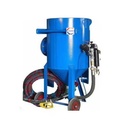 Heavy Duty 400L Capacity Sandblaster for Industrial Metal Surface Cleaning and Preparation High Pressure Blasting Process