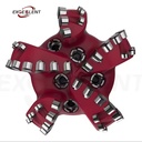 Customizable 5 Blade Wings 8.7Inch 222.2mm PDC Drill Bit for Well Drilling Forging Process Oil & Gas Applications