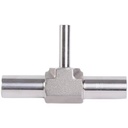316L Reducing 3 Way Fitting Automatic Welding Tube Compression Pipe Fitting Sanitary Stainless Steel BA Tube Butt Weld Union Tee