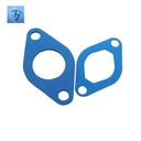 Custom Non-Abestos Oval Flange Fiber Rubber Wear Resistant Flat Gasket for Exhaust Oil Pump Connection Chemical Construction