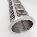Filter Mesh SS304 Wedge Wire Screen Cylinder Screw Press Filter Element for Cow Dung Dewatering Machines