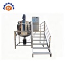1000L Automatic Fixed Vacuum Homogenizer Emulsifier Machine SUS304/316L Dual Stirring Jacketed High-Power Motor CE Chemical