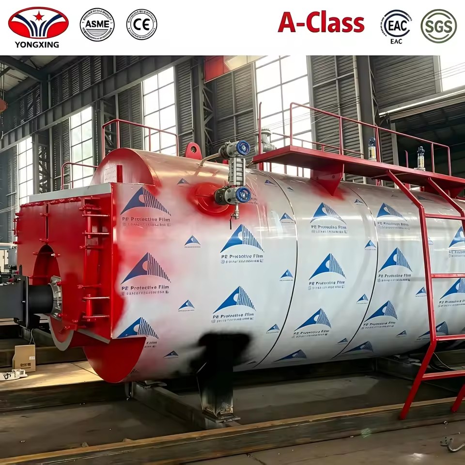 Compact Structure WNS Series Oil Gas Fired Steam Boiler for Factory Heating & Processing Boiler
