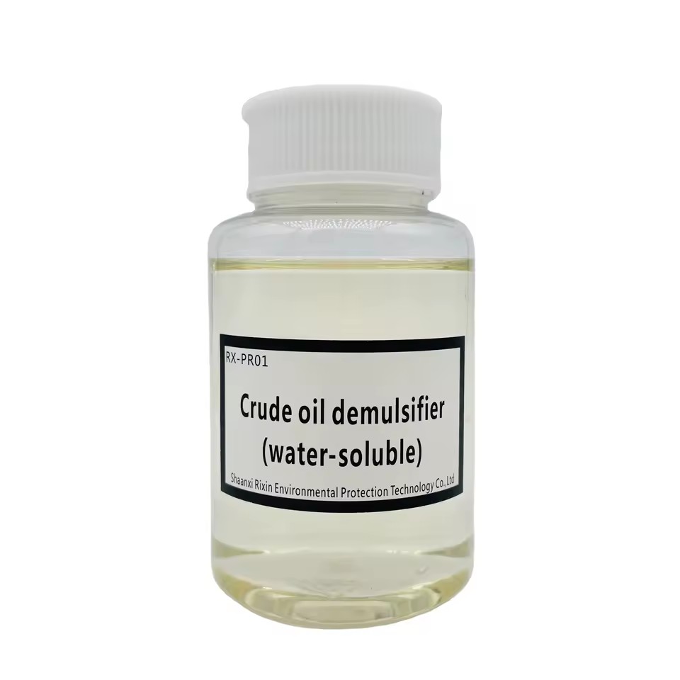 High-Efficiency Demulsifier (Dry Agent), Emulsion Breaker Concentrate for Crude Oil Treatment