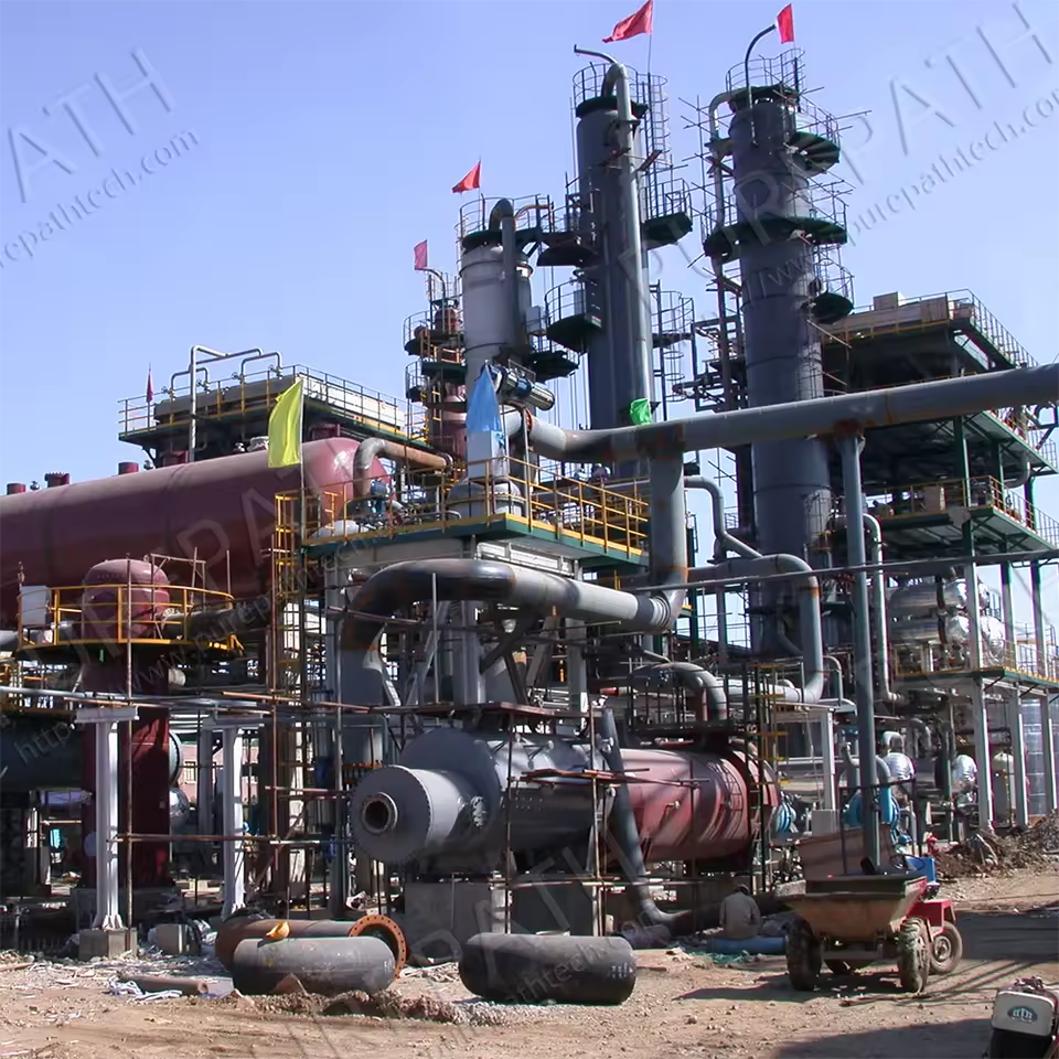 Full Set Petroleum Crude Oil Refinery Plant to Standard Diesel, Gasoline, Customized Reactors for Crude Oil Cracking Whole Units