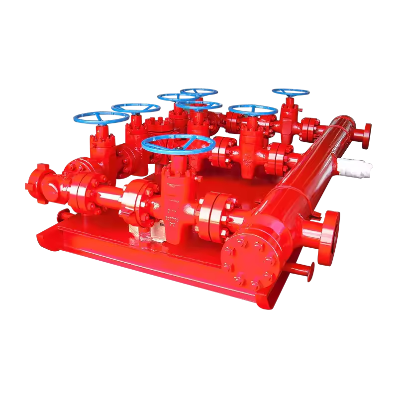 SYMT API 16A 16C Choke Manifold 220V High Bearing Core Components 1 Year Warranty for Petroleum Processing Oilfield Equipment
