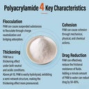 High Efficiency APAM Polyacrylamide for River Water Clarification and Purification