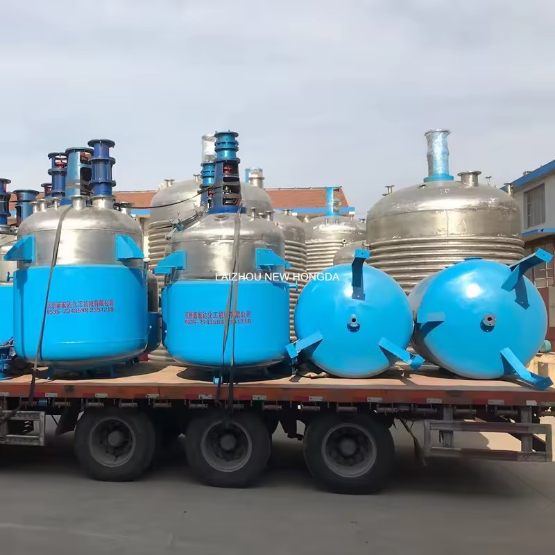 Industrial Hydrogenation Tank Reactor Pressure Vessel 5000L 15KW Automatic High Pressure High Productivity