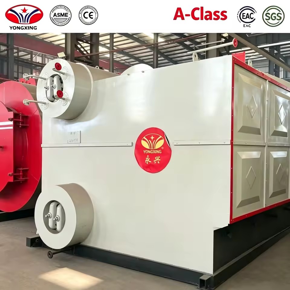 Horizontal Water Tube SZS Oil Gas for Feed Mill Industrial Steam Processing Boiler