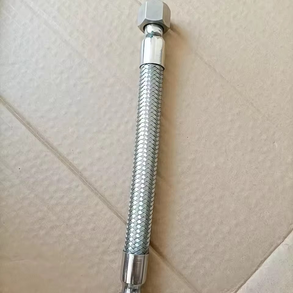 Made SS304 Flexible Hose Stainless Steel 300mm Length (for air Compressor) Swivel Nut Connection 2" Assembly 16bar
