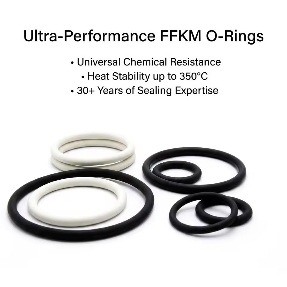 FFKM O-Ring Perfluoroelastomer Seals for Oilfield Equipment and Harsh Chemical Processing in Petroleum Industry Gaskets