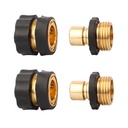 YOD Customized Hose Quick Connect Set Professional Quick Connect Hose Connector Water Hose Fittings Brass Garden Hose Coupler