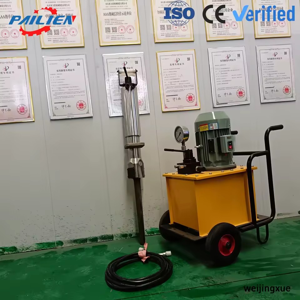 Professional Vibration-free Hydraulic Rock Splitter for Trenching and Underground Mining