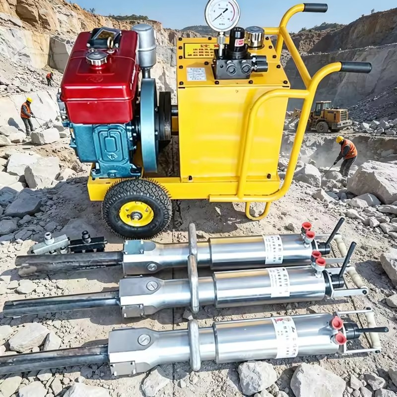 Excavator Hydraulic Driven Rock Splitter - Hydraulic Rock Splitter for Hard Rock & Concrete