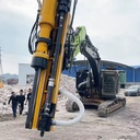 Excavator Rock Drill Splitter Combo, Hydraulic Stone Splitter Machine for Hard Rock Quarry Mining