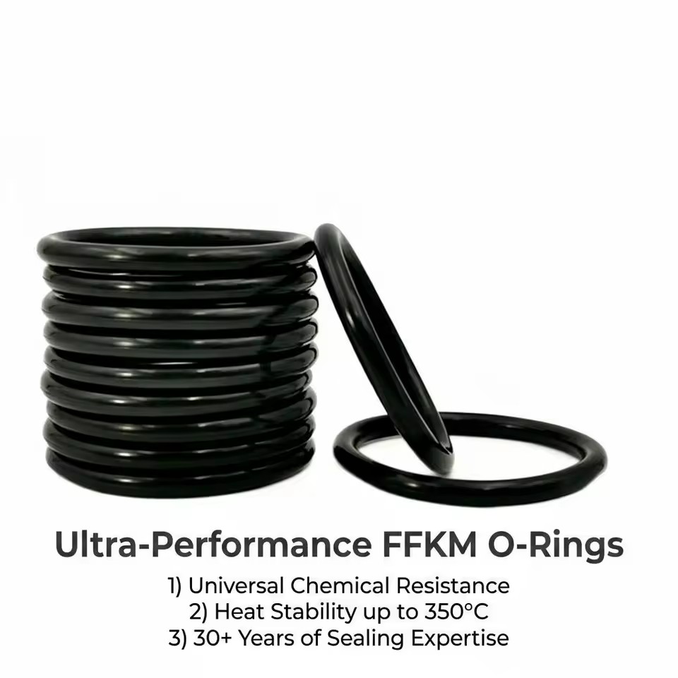 FFKM O-Ring Perfluoroelastomer Seals for Oilfield Equipment and Harsh Chemical Processing in Petroleum Industry Gaskets
