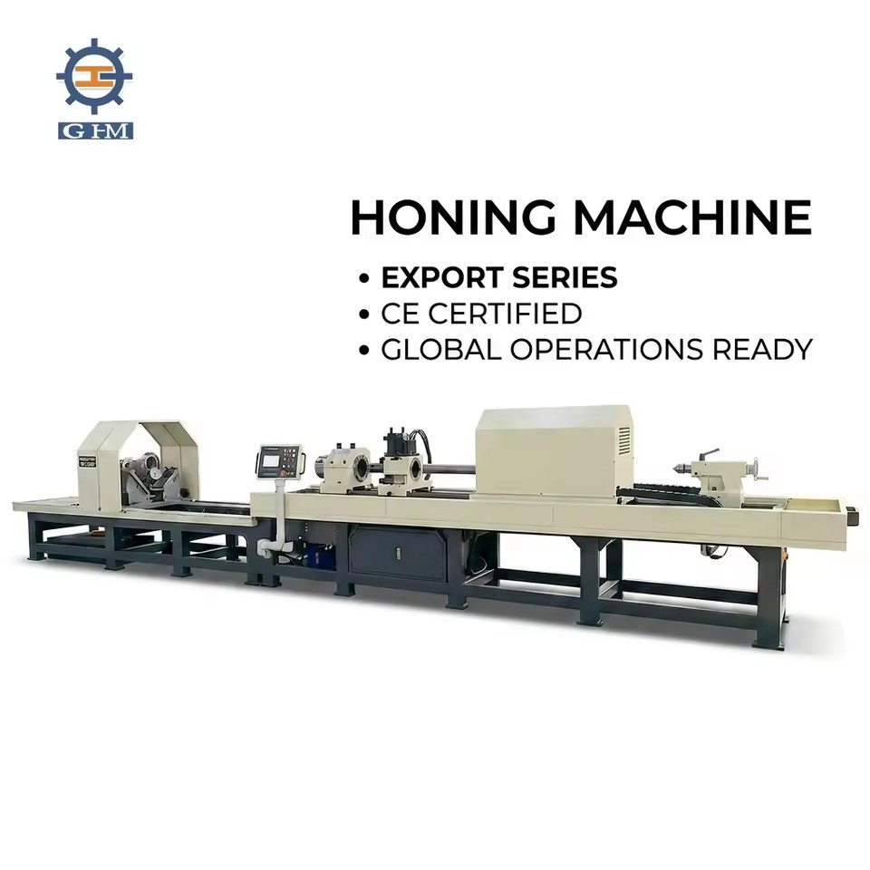 Automatic CNC Motor-Driven Tube ID Polishing Honing Machine for Hydraulic Cylinders High-Accuracy PLC Bore Finisher H8 Tolerance
