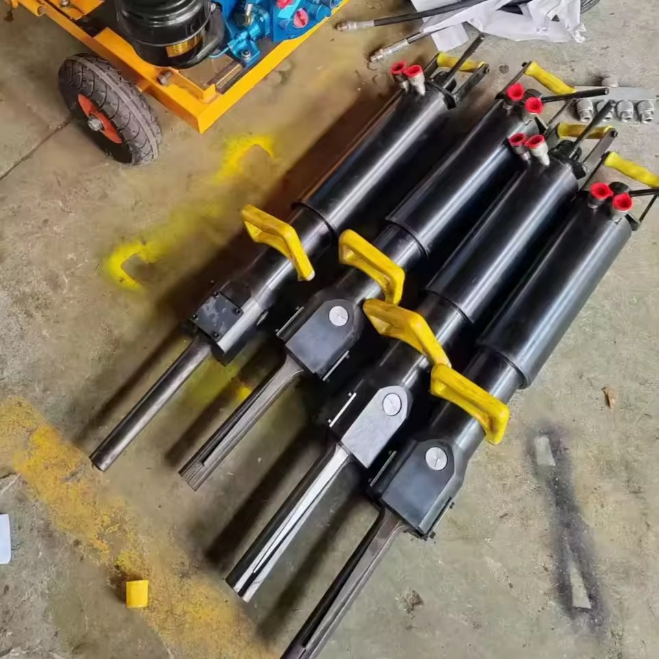 High Quality Hydraulic Rock Splitter with Engine AC Motor High Efficiency Over 500MM Drilling Depth