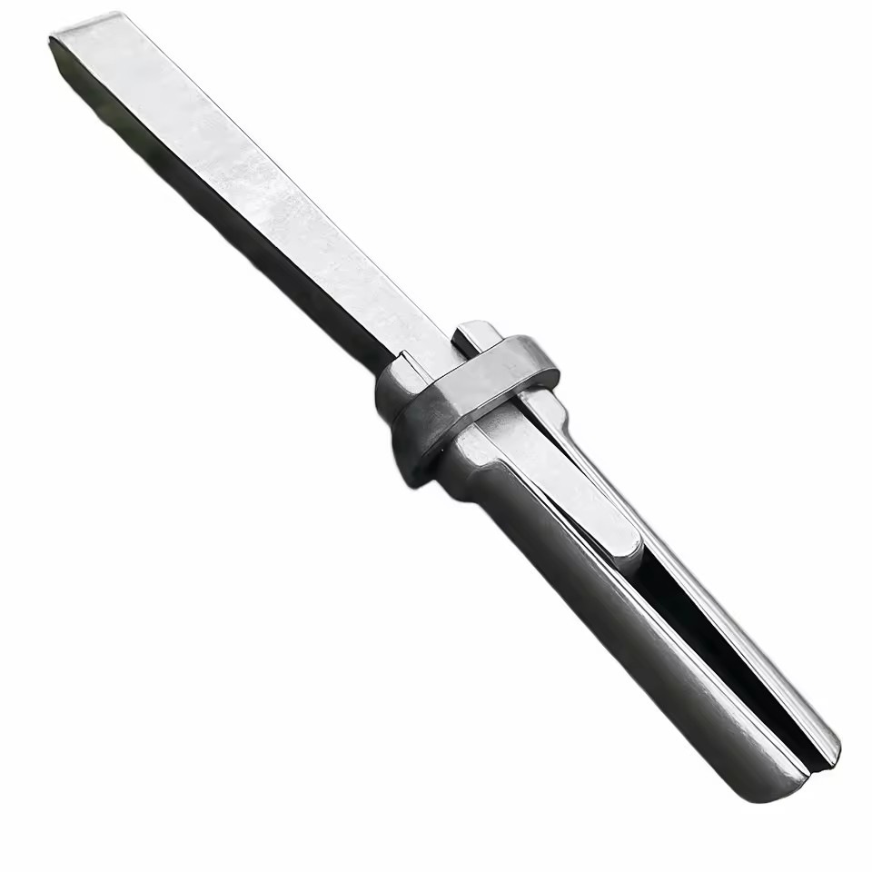 Plug and Feather Wedge and Shims Rock Splitting Wedge Hand Stone Splitter Tool for Quarry Granite Mining