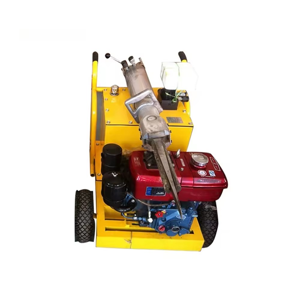 Rock Splitter Hydraulic Hard Rock Splitter Manual Stone Splitting Machine with Diesel Engine and Electric Breaker