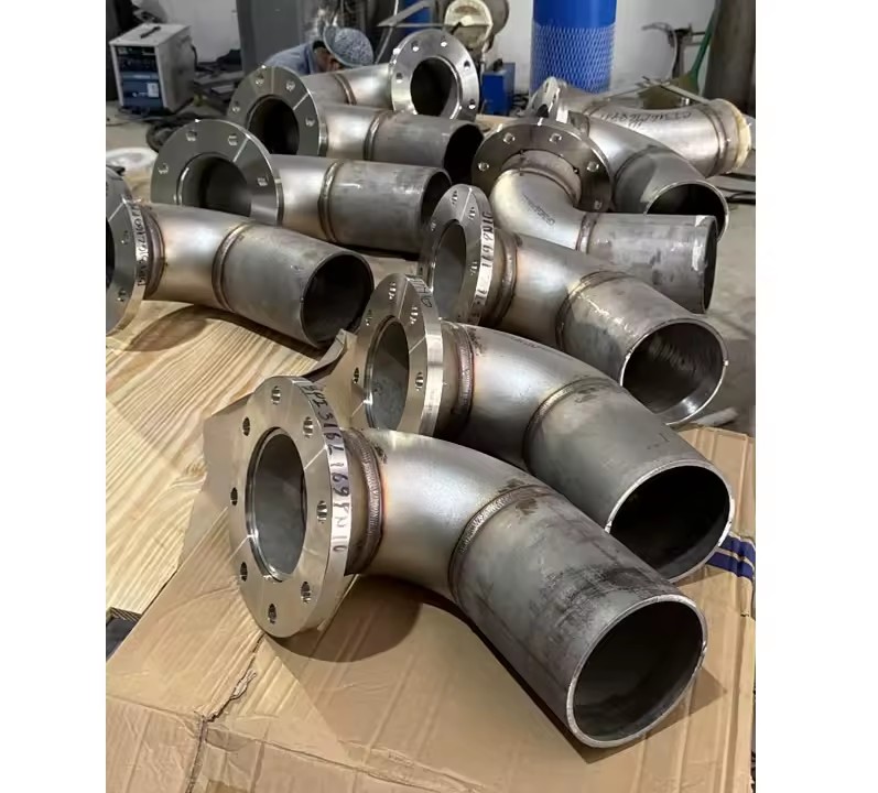 Custom Diameter Corrosion-Resistant Stainless Steel 316 Pipe Elbow Precision Flanges Chemical Resistant Long Service Life for