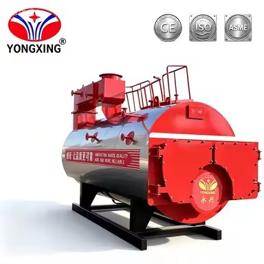 WNS5-1.25-Y(Q) 5 Ton/h Industrial Low 1.25MPa Fire Tube Horizontal Natural Circulation Automatic Gas/Oil Fired Steam