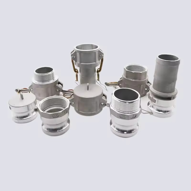 Leak-proof High Pressure Aluminium Camlock Quick Coupling Pipe Fittings Hose Connection Types B C D E F DC DP Connector