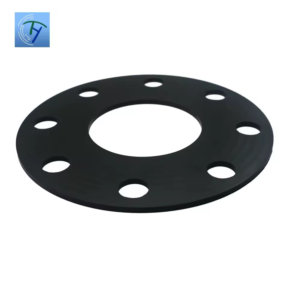 Customized FKM Seal Round Rubber O-Ring Gasket Pipe Fittings Flange Back Rings Oil and Heat Resistance Flat Washer