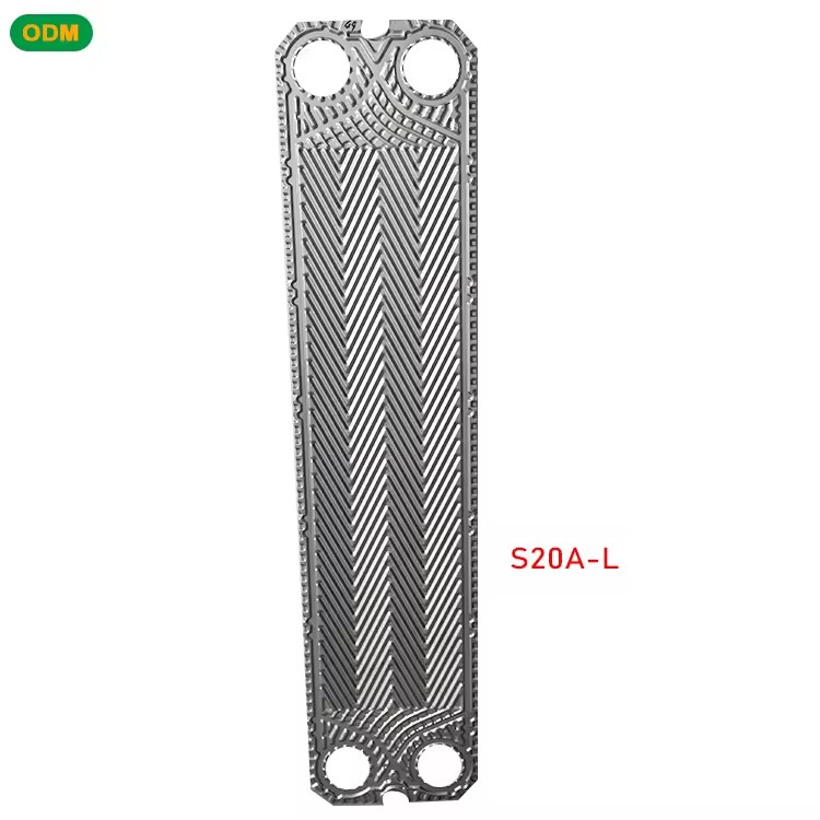 Duplex Stainless Steel S20A-L Plate Heat Exchanger Plates for Geothermal Brine Systems ASME Certified PHE Spare Parts