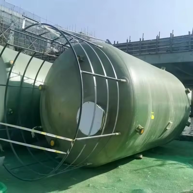 Anti Corrosion High Salt Resistant FRP Tank Durable for Coastal Seawater Saline Industrial Liquid Storage Projects