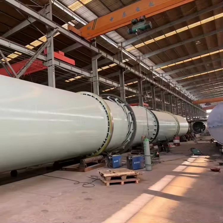 Large Capacity Rotary Dryer Petroleum Coke Drying Machine