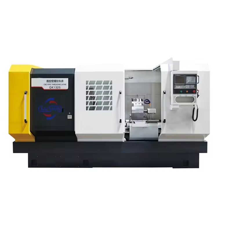 CNC Pipe Threading Lathe Machine QK1325 Heavy Duty Oil Country Lathe for Petroleum Pipe Thread Processing