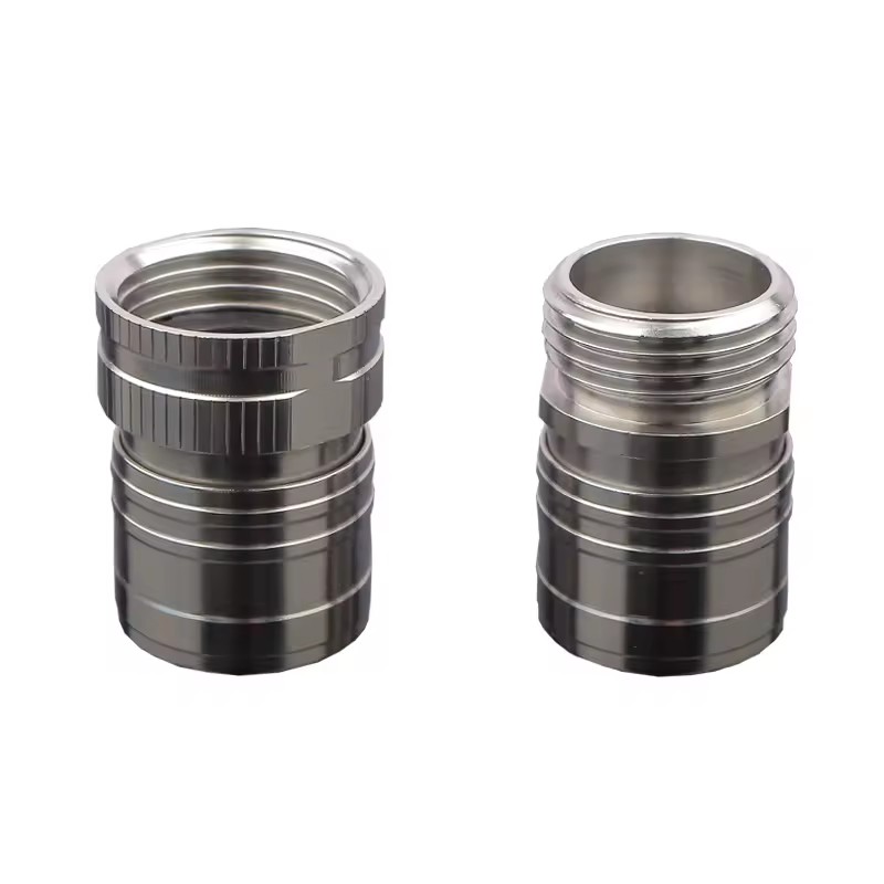 YOD Custom Copper 3/4 Faucet Pipes Connectors Aluminum Coupler Stainless Steel Quick Connect Coupling Fitting Water Hose Adapter