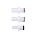 JU Factory Plastic Male Low Pressure Smooth Surface Quick Release Disconnect Shaft Coupling