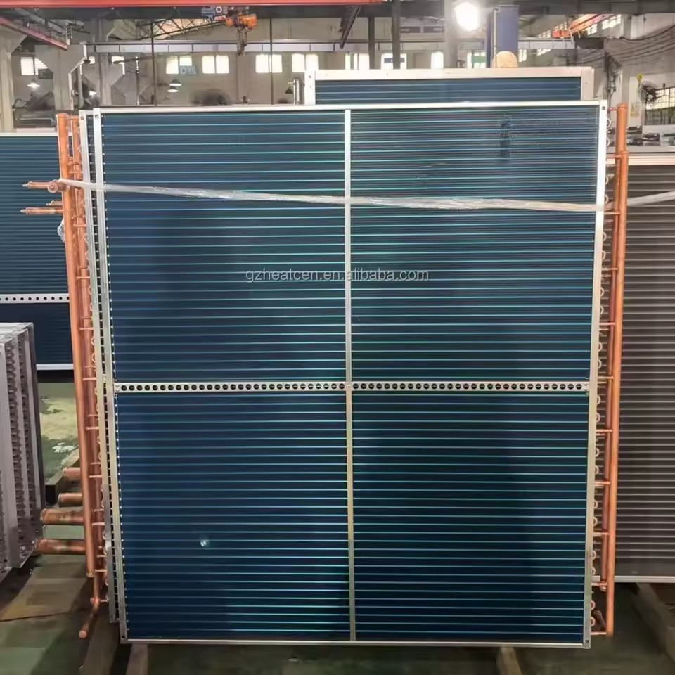 OEM Eco-Friendly Leakproof Fin Heat Exchanger Aluminum Condenser High Energy Efficiency for Industrial Dryer Refrigeration