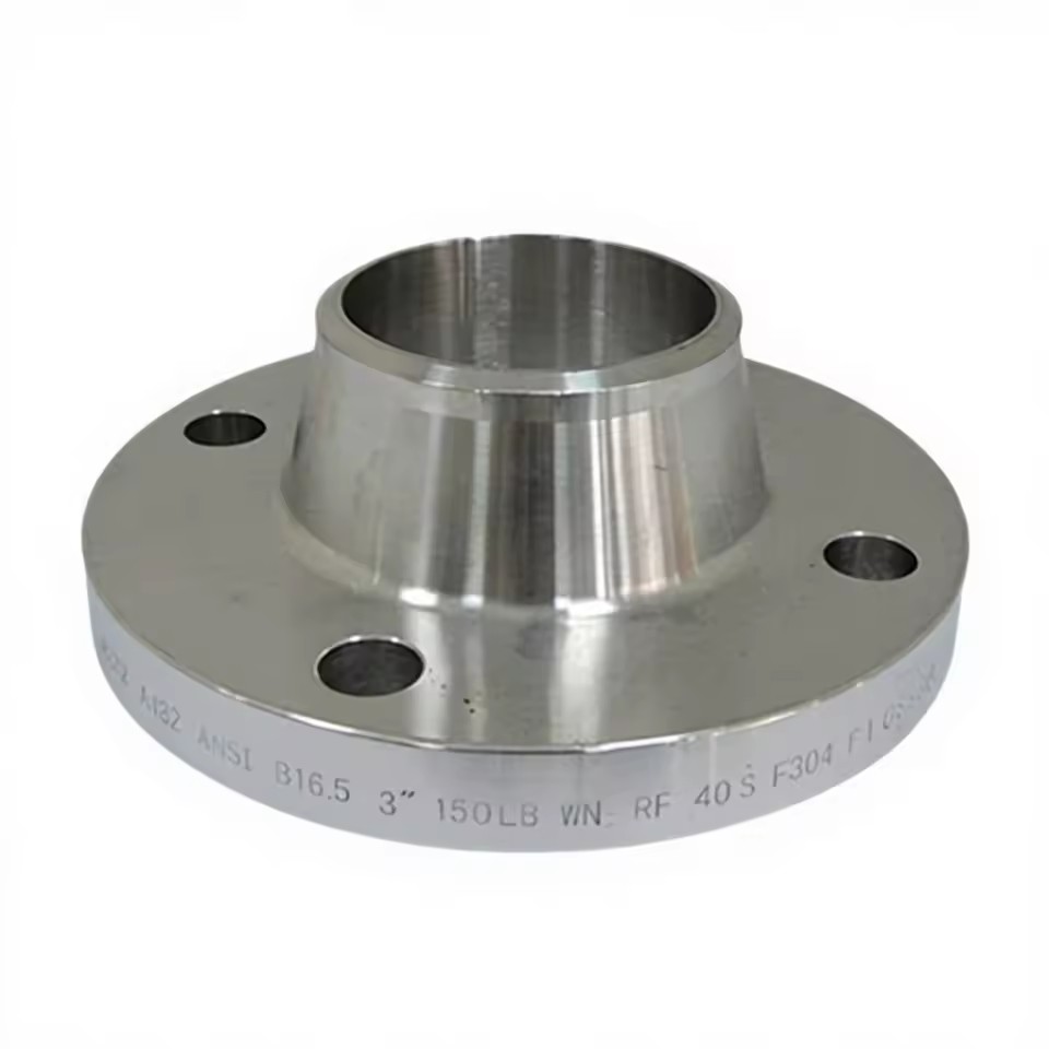 Carbon Steel Polished Surface Weld Neck Flange ASTM A105 ANSI B16.5 150LB Piping Connection for Electric Power Chemical Industry