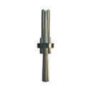 Heat Treated Plug and Feather Rock Splitter for Secondary Breaking of Large Boulders and Stone