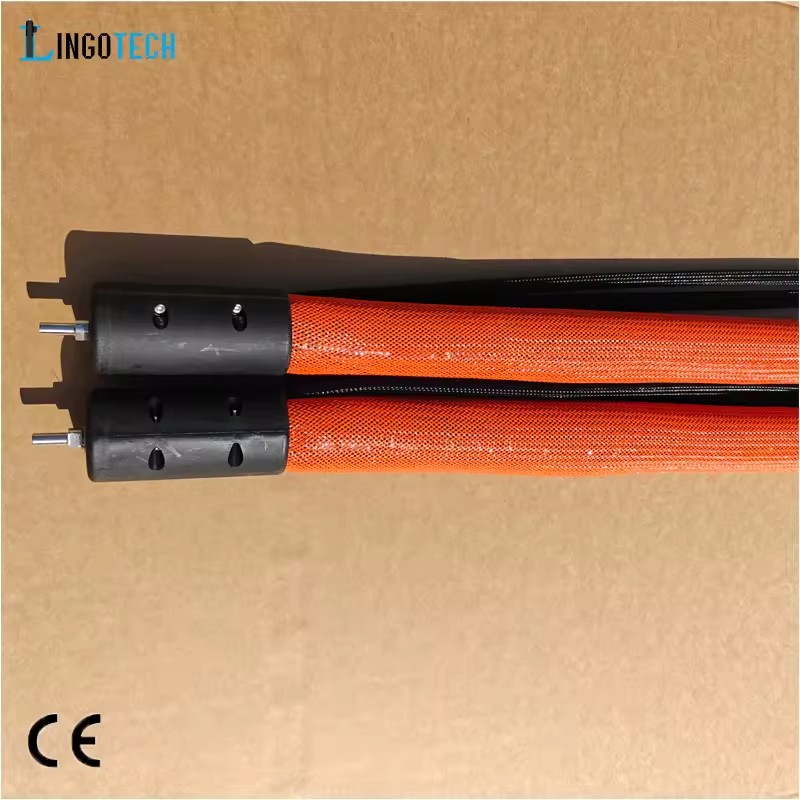 3/8-inch 9.5mm PTFE Lined Electrically Heated Hose for Tobacco Processing Machinery High Temperature Insulated Transfer Tube