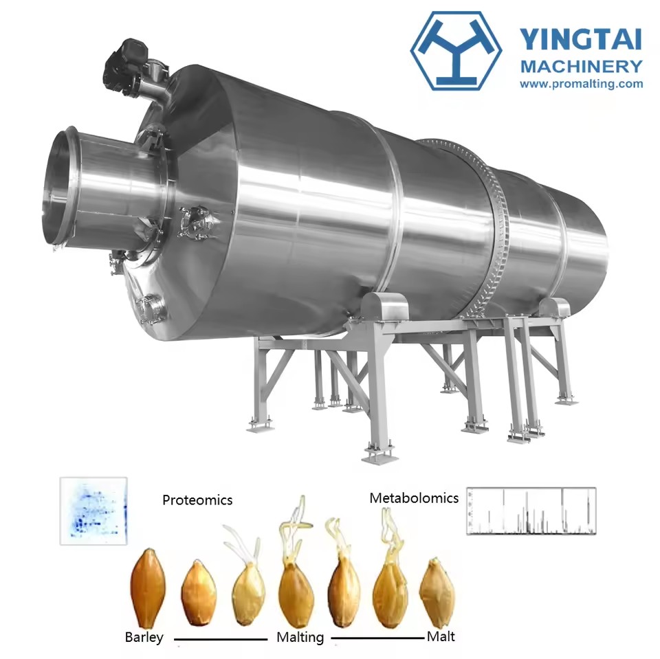 Yingtai Professional Wheat Malting Equipment to Produce Beer Malts for Craft Malthouse