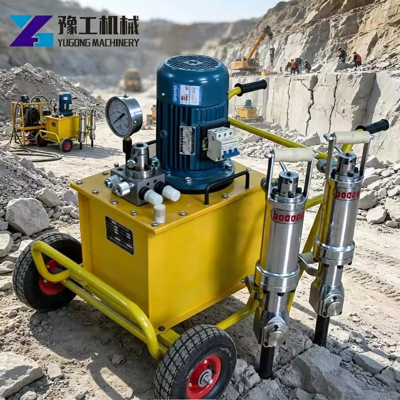 YG Professional Concrete Quarry Portable Hydraulic Rock Drill and Rock Splitter Hydraulic Stone Splitter